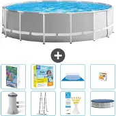 Intex Prism Frame Pool Rund - 457x122 cm - 7-teilig S529