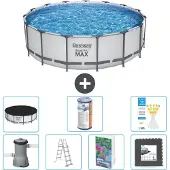 Bestway Steel Pro MAX Rund - 488x122 cm - 6-teilig S563