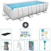 Bestway Power Steel Rechteckig - 488x244x122 cm - 6-teilig S574