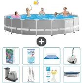 Intex Prism Frame Pool Rund - 549x122 cm - 7-teilig S549
