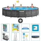 Intex Prism Frame Pool Rund - 549x122 cm - 7-teilig S566