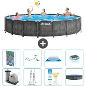 Intex Prism Frame Pool Rund - 549x122 cm - 7-teilig S595