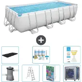 Bestway Power Steel Rechteckig - 488x244x122 cm - 6-teilig S612