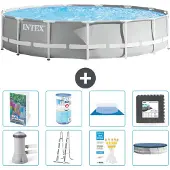 Intex Prism Frame Pool Rund - 457x107 cm - 7-teilig S563