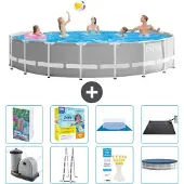 Intex Prism Frame Pool Rund - 549x122 cm - 7-teilig S582