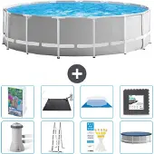 Intex Prism Frame Pool Rund - 457x122 cm - 7-teilig S543