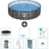 Bestway Steel Pro MAX Rund - 427x107 cm - 6-teilig S552