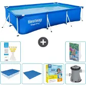 Bestway Steel Pro Rechteckig - 300x201x66 cm - 5-teilig S24