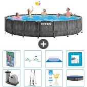 Intex Prism Frame Pool Rund - 549x122 cm - 7-teilig S539