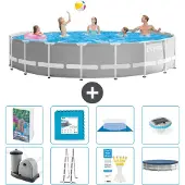 Intex Prism Frame Pool Rund - 549x122 cm - 7-teilig S674