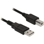 Eminent EC2402, 1,8 m, USB A, USB B, USB 2.0, Männlich/Männlich, Schwarz