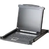 Aten CL1000M KVM-Konsole, 43cm LCD, VGA, PS/2, ES-Layout