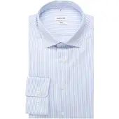 Seidensticker Business Hemd Herren Slim Fit Baumwolle blau gestreift, 42 737742-0002-00420
