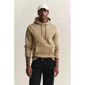Gant für Herren. 2007058 Shield Kapuzenpullover beige (S), Lässig, Baumwolle