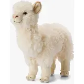 WWF Plüschtier Alpaka (31cm, weiß) lebensecht Kuscheltier Stofftier Alpaca Kamel Südamerika