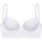 Vivance Push-up-BH "Anisa" mit Bügel und Spitze entlang der Unterbrust, sexy Dessous