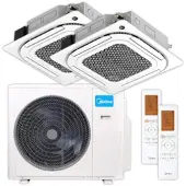 Midea Multisplit Klimaanlage Decken-Set | MCA4U | 3,5 kW + 3,5 kW