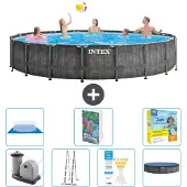 Intex Prism Frame Pool Rund - 549x122 cm - 6-teilig S546
