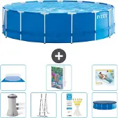 Intex Frame Pool Rund - 457x122 cm - 6-teilig S670