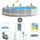 Intex Prism Frame Pool Rund - 549x122 cm - 6-teilig S546