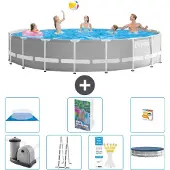 Intex Prism Frame Pool Rund - 549x122 cm - 6-teilig S568