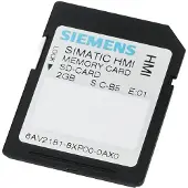 Siemens 6AV2181-8XP00-0AX0 SIMATIC HMI SD-Speicherkarte 2 GB, Indoor TIA Portal V11 oder höher 6AV21818XP000AX0