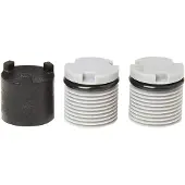 Look X-track Plug Cover Kit Schrauben Grau Grau One Size