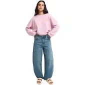 Roxy Jeansjeggings "Saltywater Glow", Damen, Gr. 34, blau (surf wash sandy), Obermaterial: 100% Baumwolle., Jeans Jeansjeggings