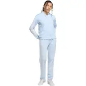 Adidas Trainingsanzug SPORTSWEAR "DAYREADY", Damen, Gr. S, blau (crystal sky), Obermaterial: 100% Polyester, Sportanzüge Trainingsanzug