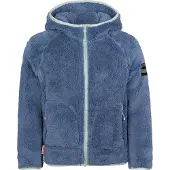 TROLLKIDS Fleecejacke "GIRLS BORGUND JACKET XT", Mädchen, Gr. 92, blau (lotus blau, navy), Obermaterial: 100% Polyester, Jacken Fleecejacke, mit Kapuze, aus Highloft-Fleece