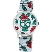 Raptor Gaming Damenuhr Edelstahl Frida Kahlo Edition Frida Kahlo Edition, Mineralglas