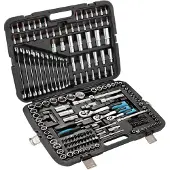 Cecotec Werkzeugkoffer, 216 Teile, ToolBox KRK 6200, 3 Ratschen mit 72 Zähnen, CR-V-Stecknüssen, S2-Spitzen