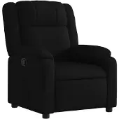 vidaXL Relaxsessel, schwarzer Stoff