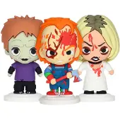 SD Toys Chucky Pokis Rubber Mini3-pack Minifigur 7 Cm One Size
