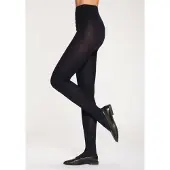 Copenhagen Studios Strickstrumpfhose , Damen, Gr. 44-46, 1x marine, Obermaterial: 76% Viskose, 22% Polyamid, 2% Elasthan, unifarben, elastisch, Strumpfhosen Strickstrumpfhose, mit echter Ferse, gerippt