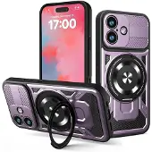 Techsuit – RuggedCam Hülle für iPhone 17 – lila