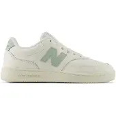 New Balance Sneaker "BB80", Damen, Gr. 41,5, weiß (sea salt, silber moss), Leder, Schuhe Sneaker