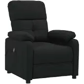 vidaXL Massagesessel Schwarz Stoff