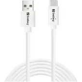 Sandberg 336-14, 200 m, USB C, USB A, USB 2.0, Weiß