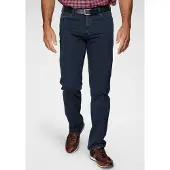 Wrangler Straight-Jeans "Red Kabel", Herren, Gr. 40, Länge 34, blau (blau, schwarz), Denim/Jeans, Obermaterial: 99% Baumwolle, 1% Elasthan, normal lang, Jeans Straight-Jeans