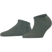 Falke Shiny Damen Sneakersocken, 39-42, Grau, Uni