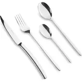 Ambition Besteckset 24tlg. 6 Personen Edelstahl Besteck Tafelbesteck Essbesteck