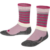 Falke Active Frog Kinder Socken, 19-22, Rosa, Streifen, Wolle