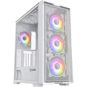 Hiditec H2 Air Argb Pc-tower-gehäuse Durchsichtig,Silber Durchsichtig,Silber One Size