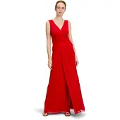 Vera Mont Abendkleid "Damen mit V-Ausschnitt" Ohne Tasche Falten