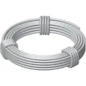 Obo Bettermann OBO 5303230 Stahldraht-Spannseil mit Hanfseele 6mm Stahl galvanisch verzinkt 957 6 G - 50 Meter