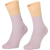 SCOTT - Block Stripe Crew - Radsocken Gr 45-47 - XL lila