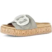 Gabor Plateau Pantoletten Damen 32313935323334 Grün 38 EU