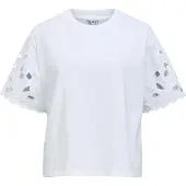 Object Lochmuster-ärmel T-shirt