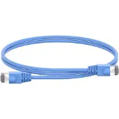 Striebel & John Patchleitung RJ45 blau m. Stecker Länge: 1000mm